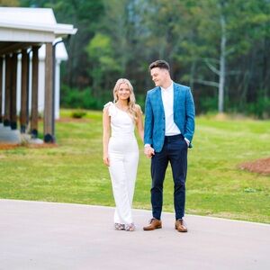 Lulus My Forever Romance Ivory Satin One-Shoulder Jumpsuit